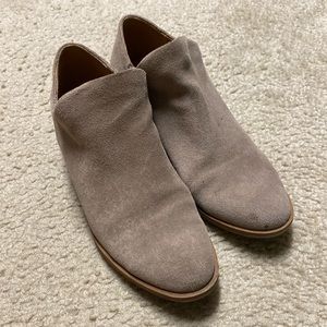 Taupe lucky brand booties size 7